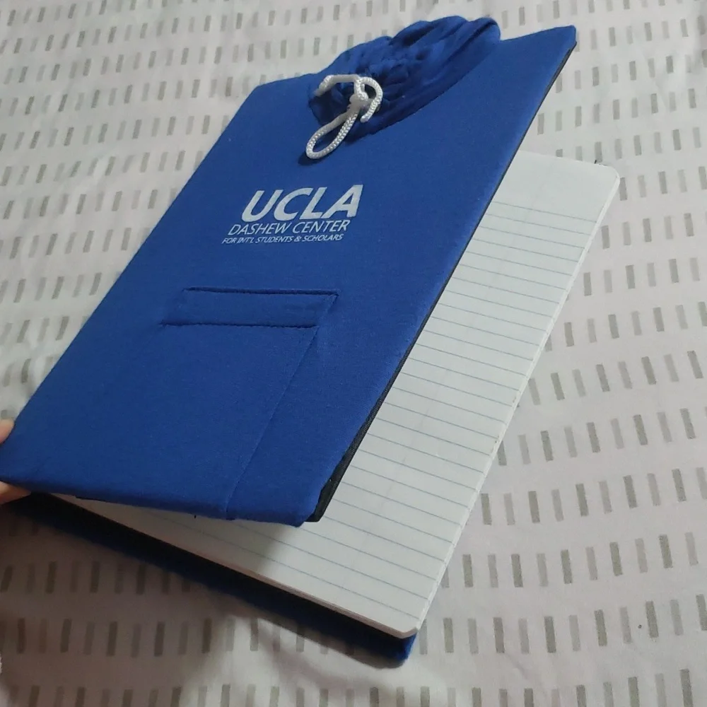 New UCLA Retro Hood Collegiate Blue Notebook Holder with Notebook 8.5